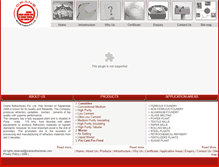 Tablet Screenshot of oranerefractories.com